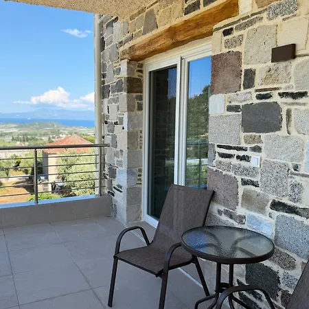 Διαμέρισμα Anemelia Stone - Sea & Mountain View Elaiokhorion